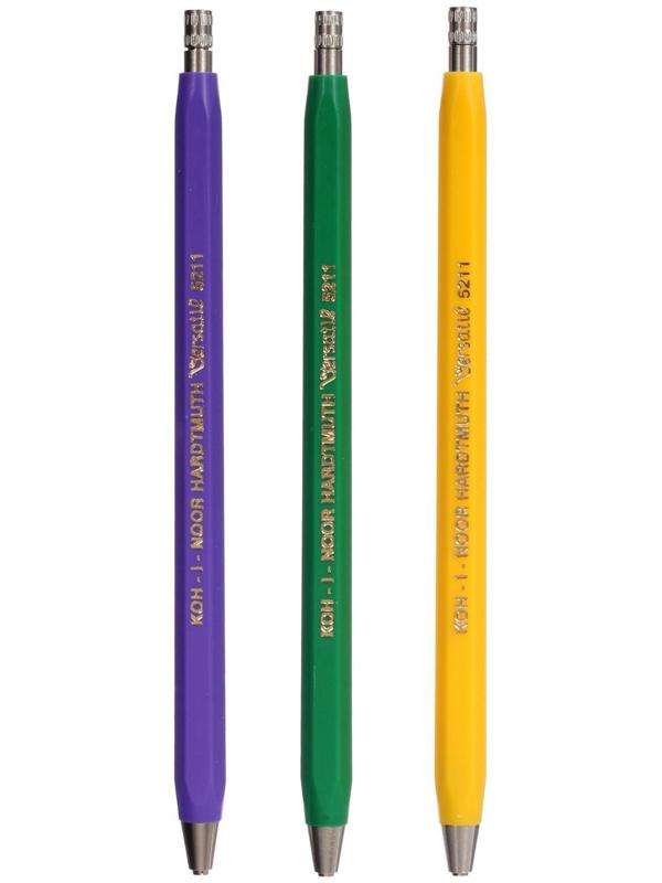 Карандаш цанговый 2.0 мм Koh-I-Noor 5211N, пластиковый, корпус микс, L=120 мм