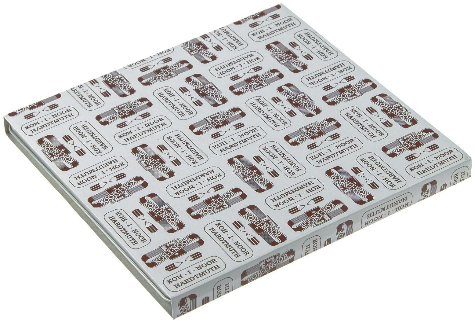 Набор карандашей чернографитных разной твердости 24 штуки Koh-i-Noor 1504 ART, 8В-10Н, в металлическом пенале