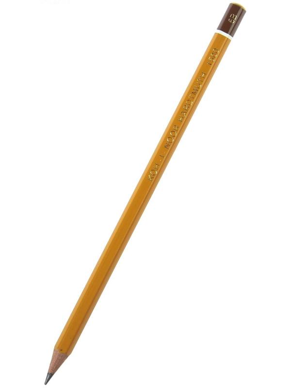 Набор карандашей чернографитных разной твердости 24 штуки Koh-i-Noor 1504 ART, 8В-10Н, в металлическом пенале