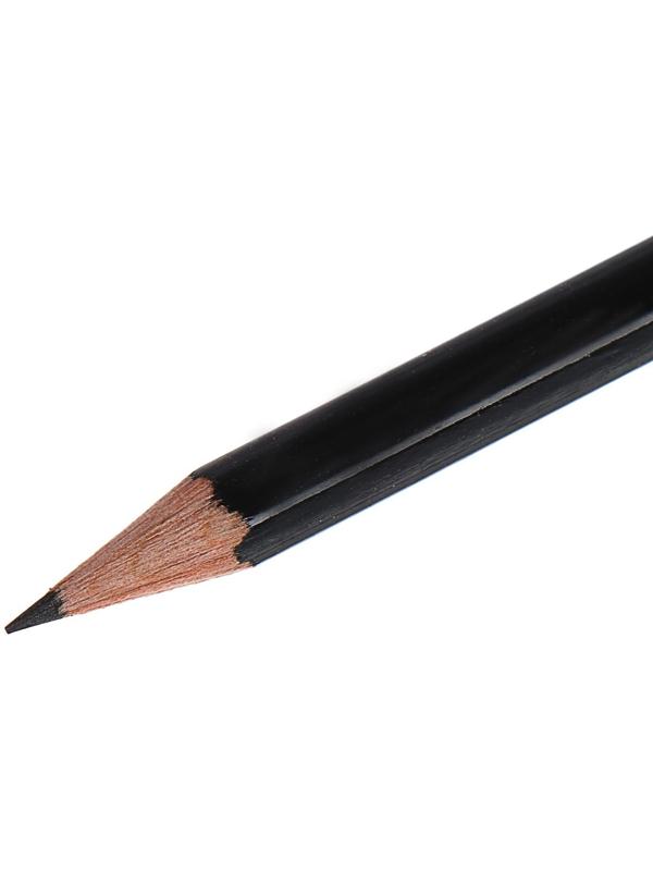 Карандаш профессиональный чернографитный 2.0 мм, Koh-I-Noor 1900 B, L=175 мм