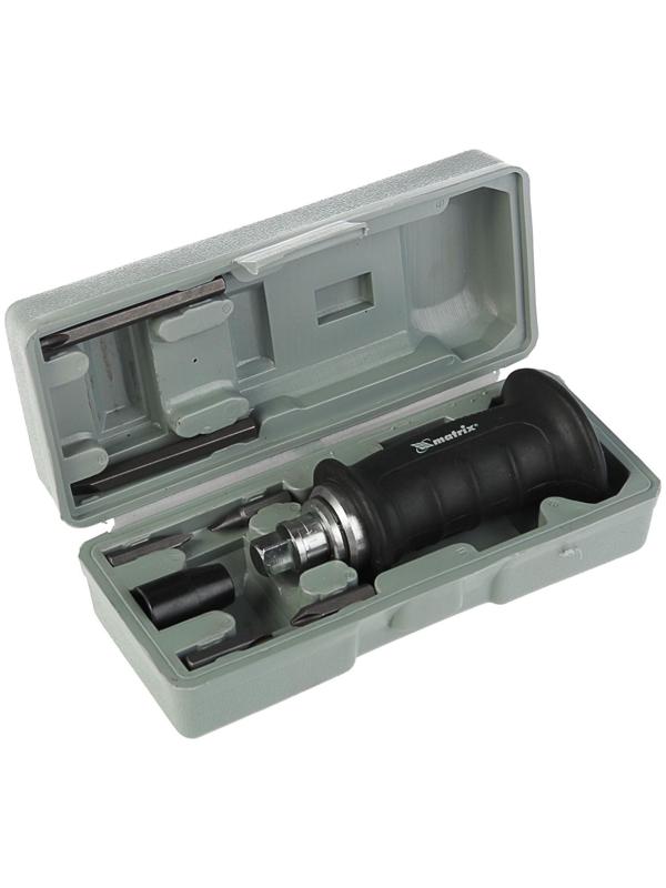 Отвёртка с набором бит MATRIX, ударно-поворотная, 1/2