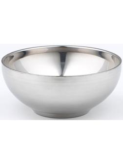 Миска из нержавеющей стали с двойными стенками «Трефор», 200 мл, d=11 см