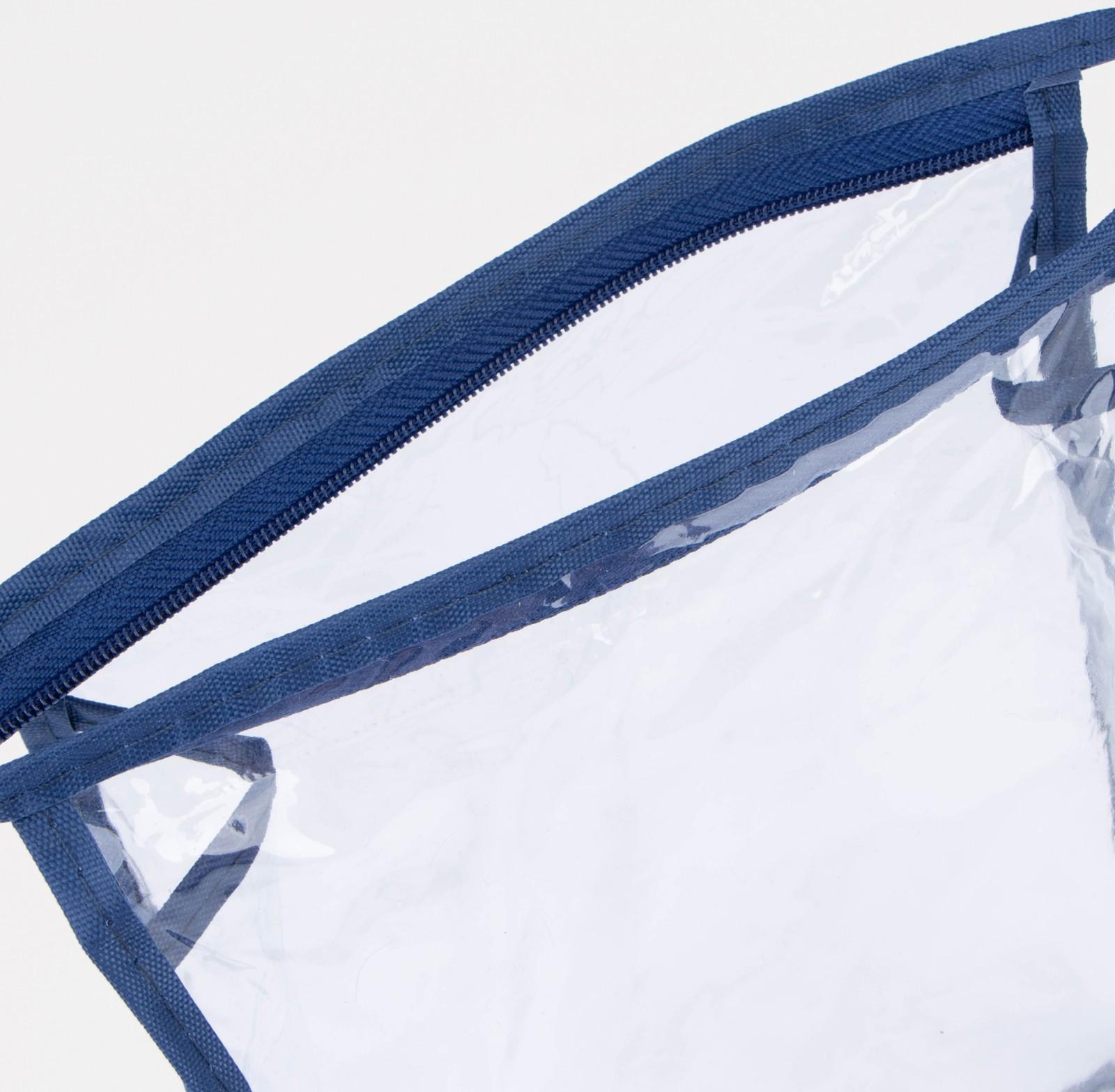 Косметичка на молнии, цвет синий