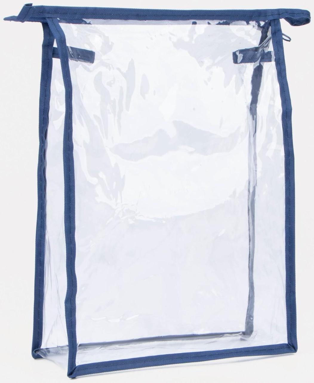 Косметичка на молнии, цвет синий