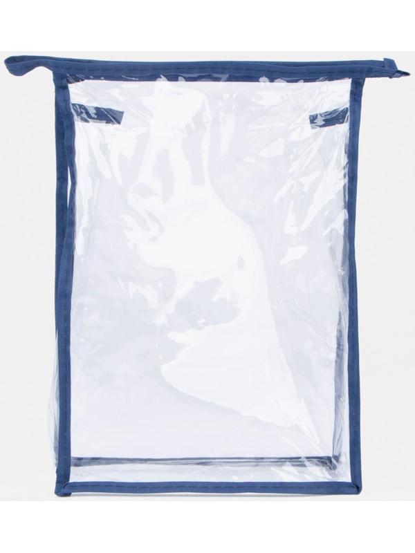 Косметичка на молнии, цвет синий