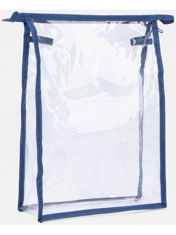 Косметичка на молнии, цвет синий