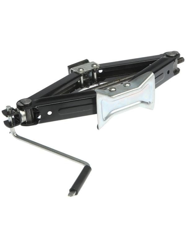 Домкрат ромбический ТУНДРА, с резиновой опорой, высота подъема 100 - 400 мм, 1 тонна