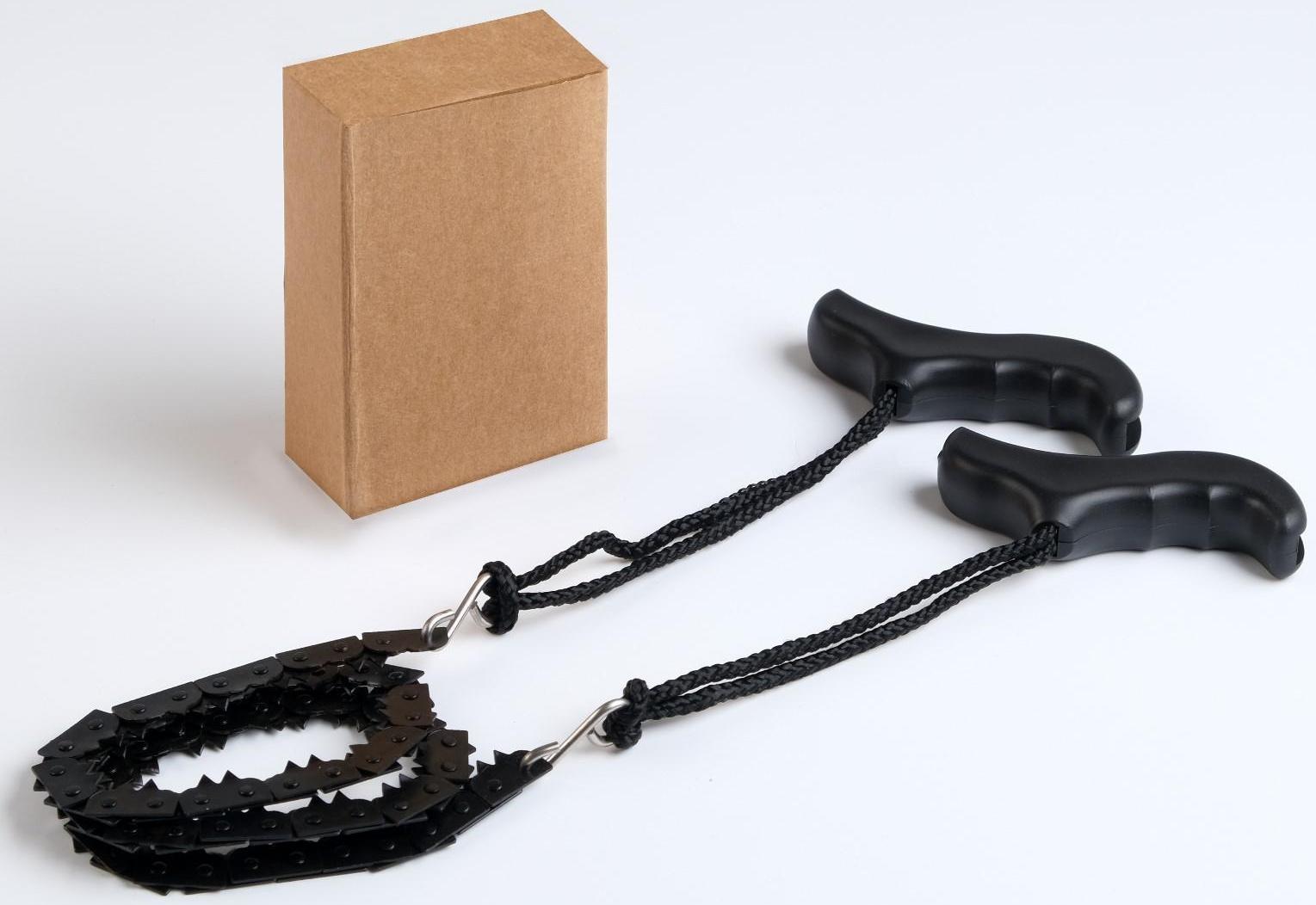 Карманная цепная пила черная 96*5см