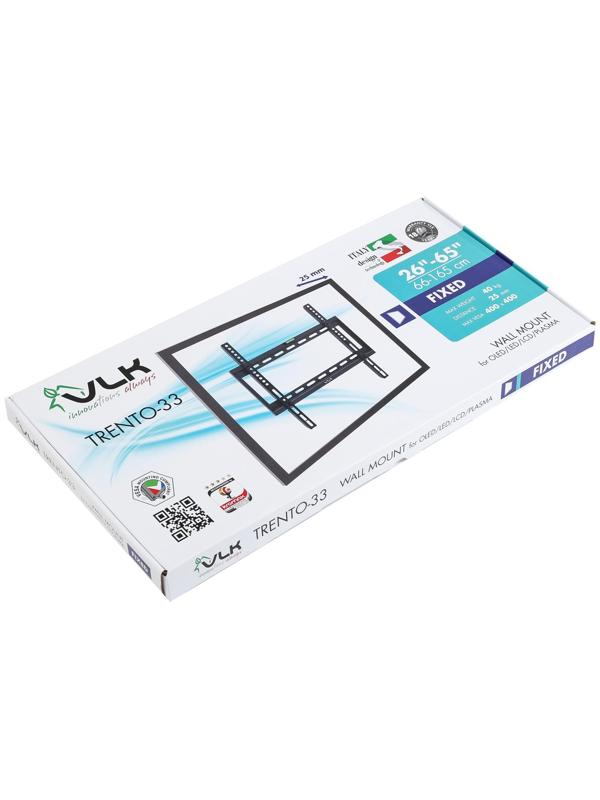 Кронштейн VLK TRENTO-33, для ТВ, фиксированный, 26-65