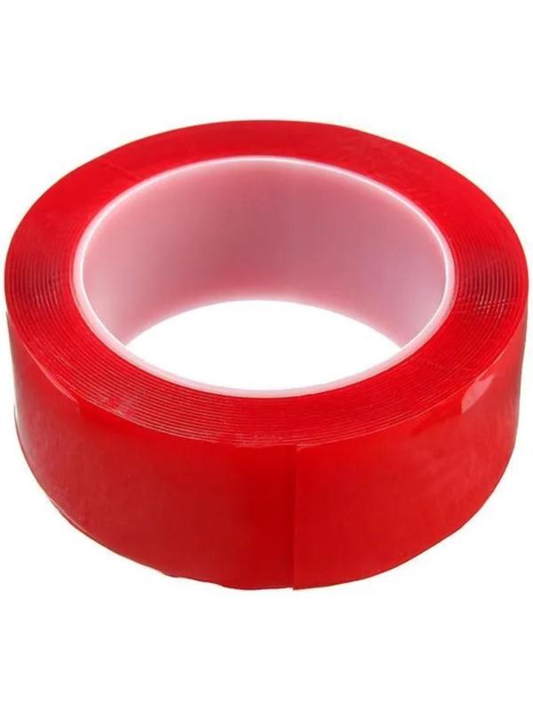 Клейкая лента TORSO, прозрачная, двусторонняя, акриловая, 40 мм х 5 м