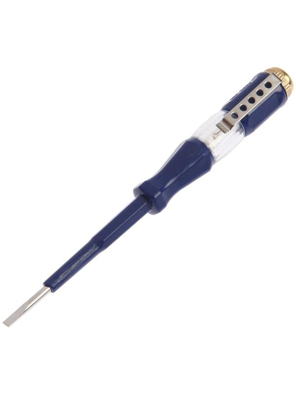 Отвертка индикаторная ТУНДРА, пластиковая рукоятка, 140 мм