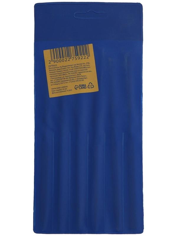 Набор надфилей алмазных ТУНДРА, обрезиненные рукоятки, 70 х 140 х 3 мм, 6 шт.