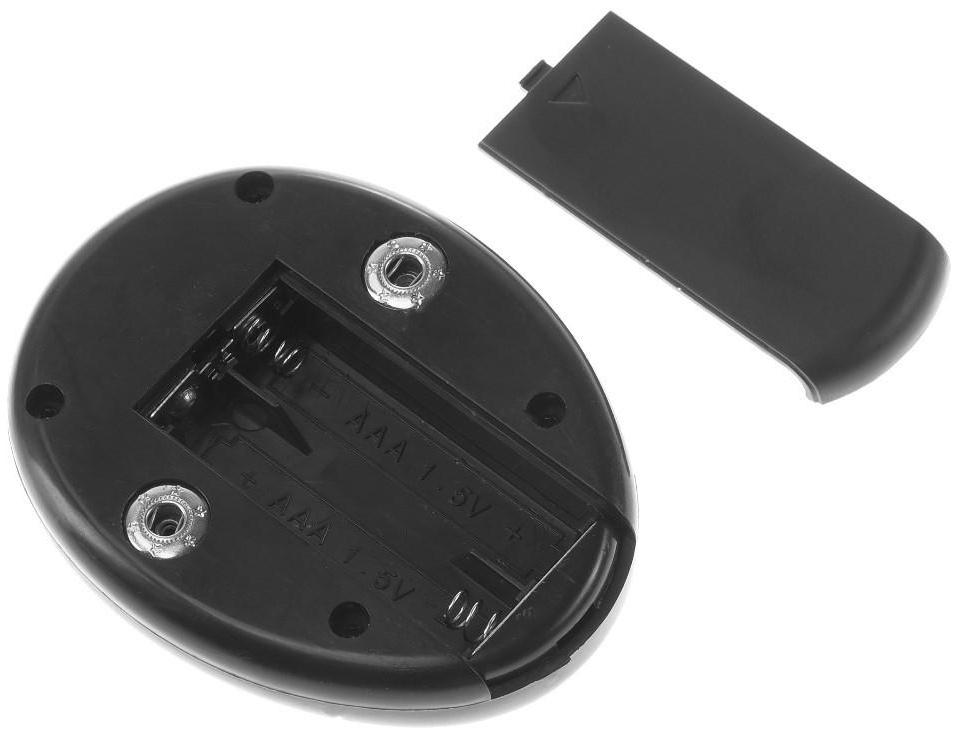 Массажёр для пресса Luazon LMZ-052, 6 режимов, 2хААА (не в комплекте), чёрный