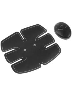 Массажёр для пресса Luazon LMZ-052, 6 режимов, 2хААА (не в комплекте), чёрный