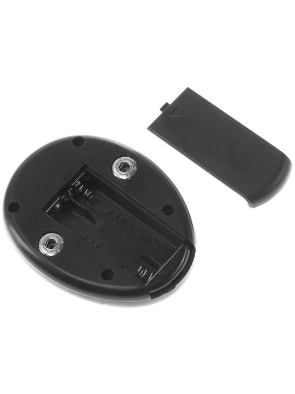 Массажёр для пресса Luazon LMZ-052, 6 режимов, 2хААА (не в комплекте), чёрный