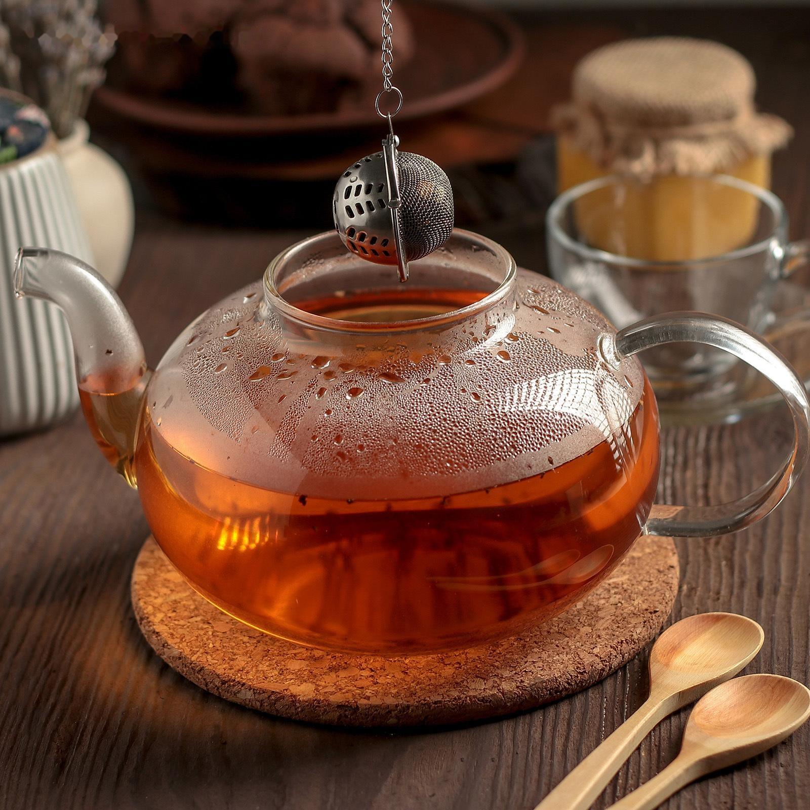 Ситечко для чая Доляна «Ёлочка», 4,5 см, на цепочке