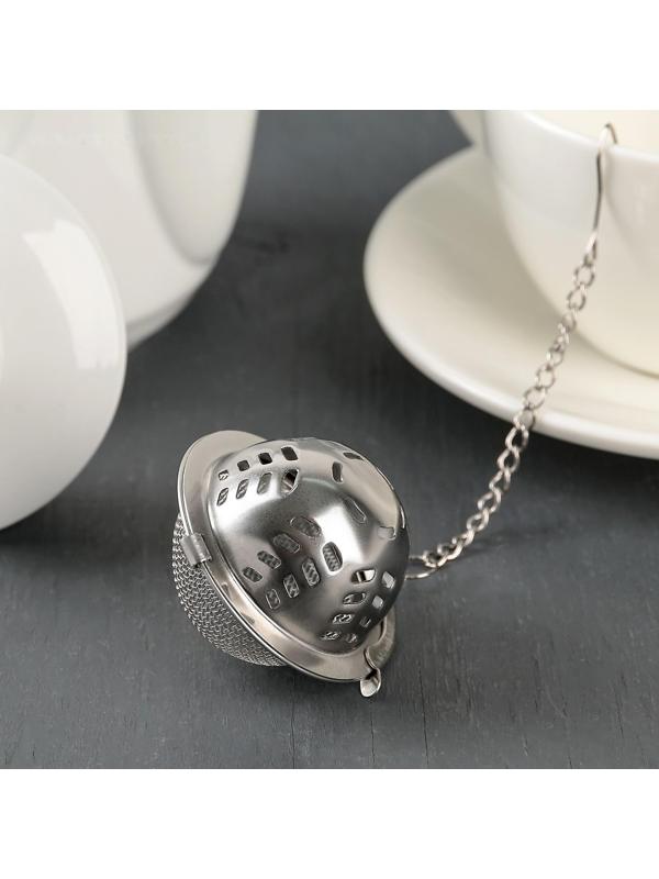 Ситечко для чая Доляна «Ёлочка», 4,5 см, на цепочке