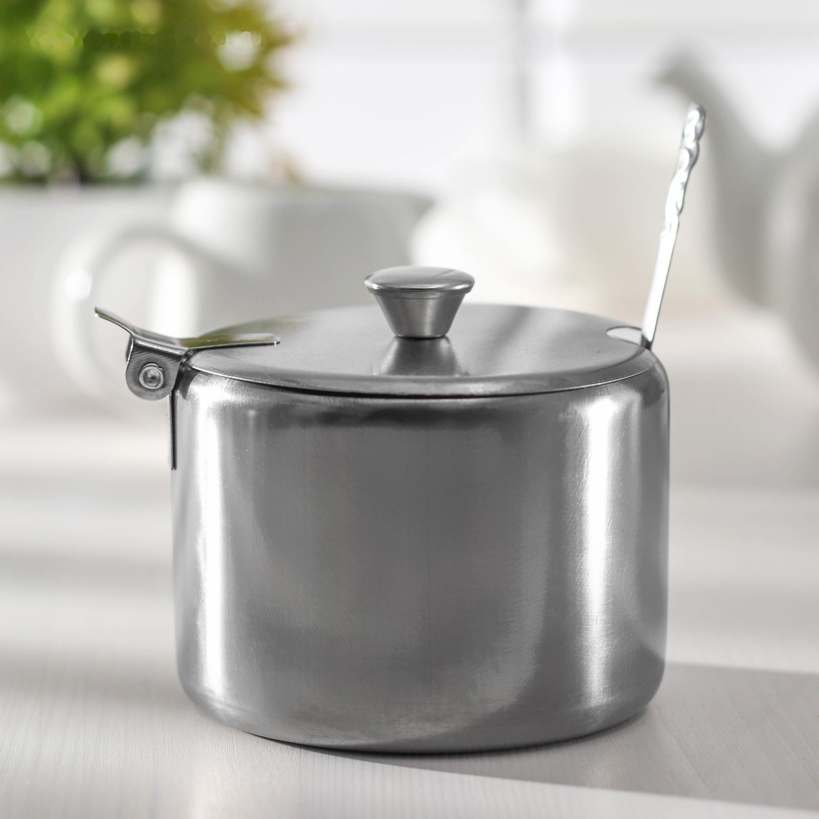 Сахарница из нержавеющей стали «Бьёрн», 280 мл, 8×6,5 см