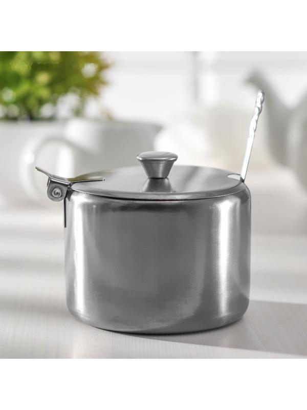 Сахарница из нержавеющей стали «Бьёрн», 280 мл, 8×6,5 см