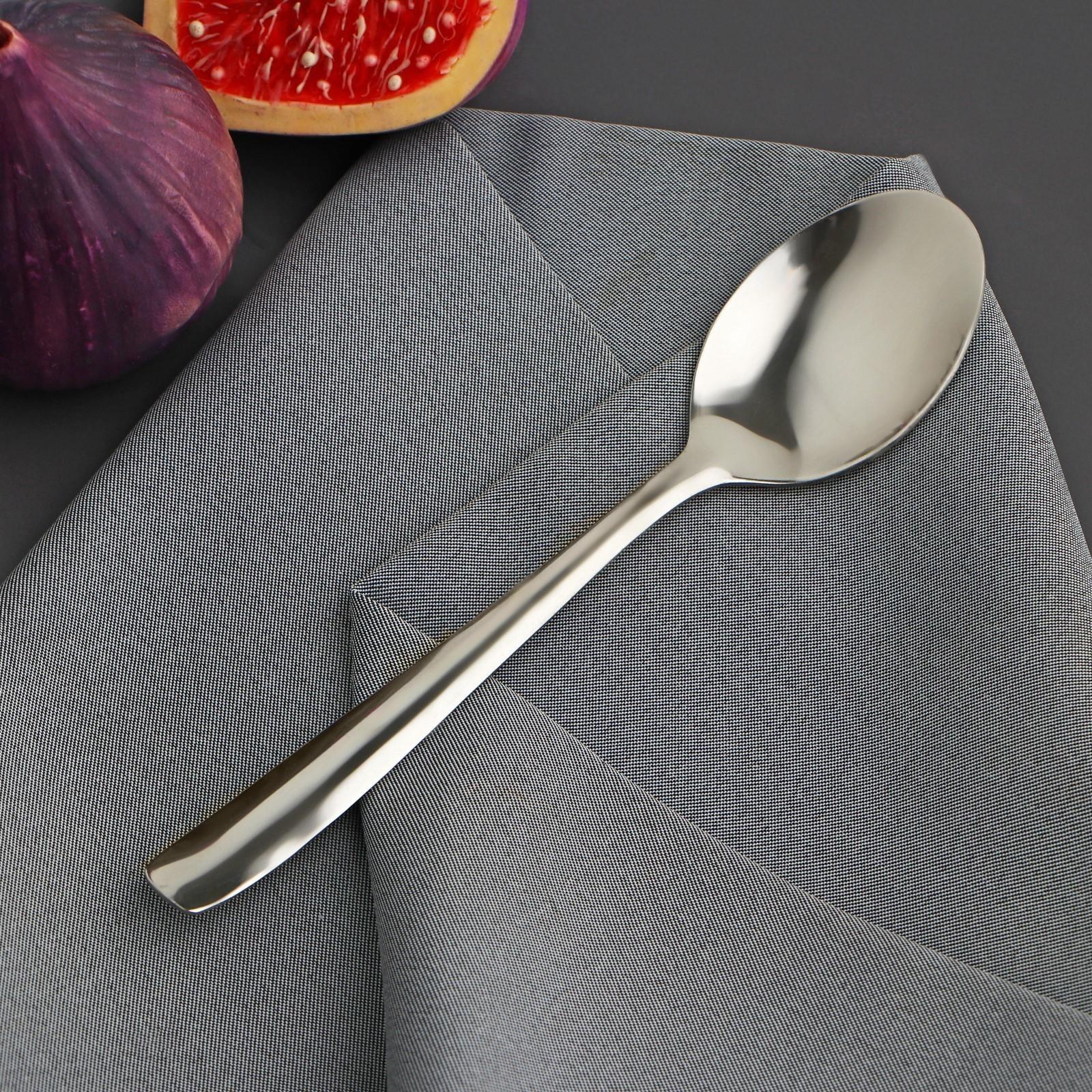 Ложка чайная Доляна «Нью Гастро», h=13,8 см, толщина 1,2 мм