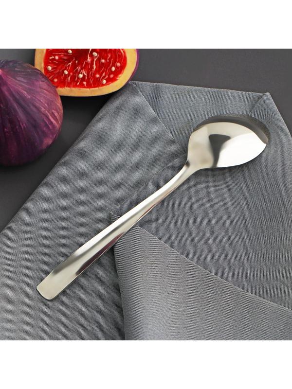 Ложка чайная Доляна «Нью Гастро», h=13,8 см, толщина 1,2 мм