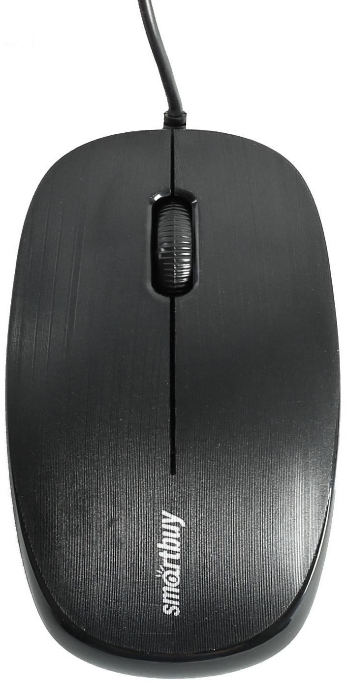 Мышь Smartbuy ONE 214-K, проводная, оптическая, 1200 dpi, USB, чёрная
