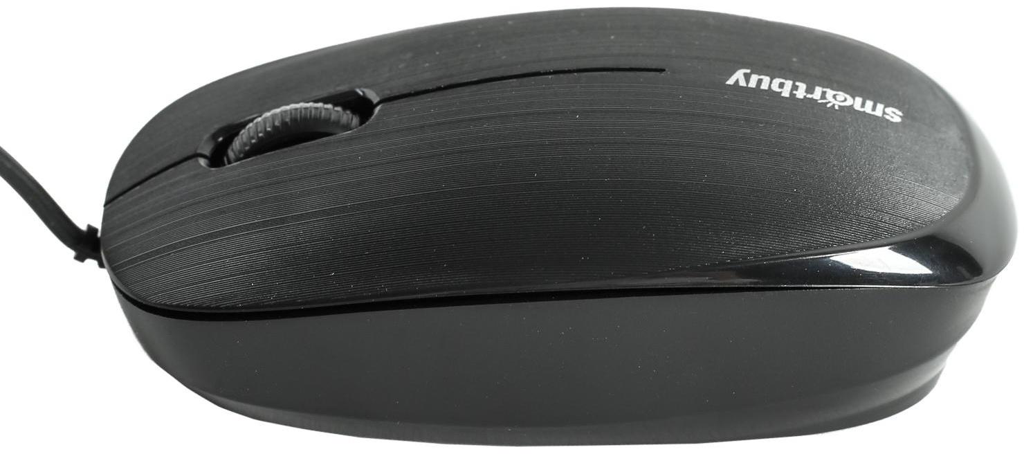 Мышь Smartbuy ONE 214-K, проводная, оптическая, 1200 dpi, USB, чёрная