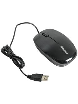 Мышь Smartbuy ONE 214-K, проводная, оптическая, 1200 dpi, USB, чёрная