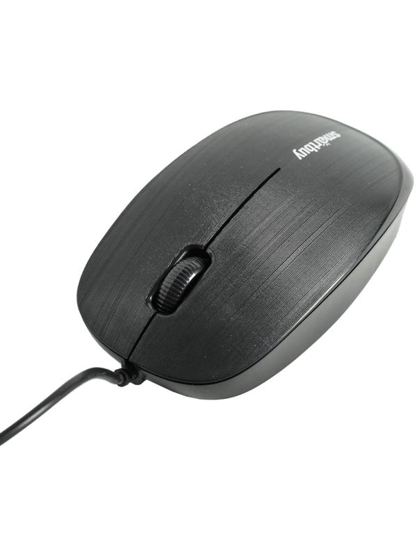 Мышь Smartbuy ONE 214-K, проводная, оптическая, 1200 dpi, USB, чёрная