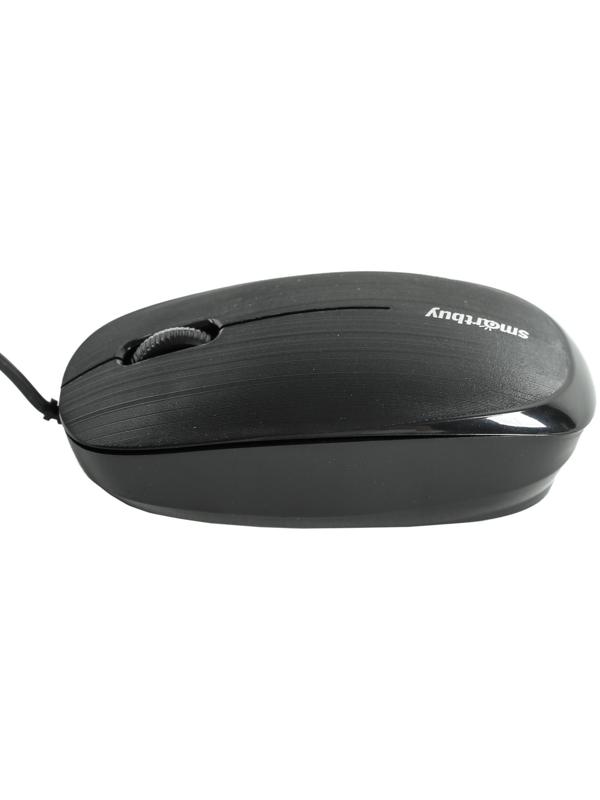 Мышь Smartbuy ONE 214-K, проводная, оптическая, 1200 dpi, USB, чёрная