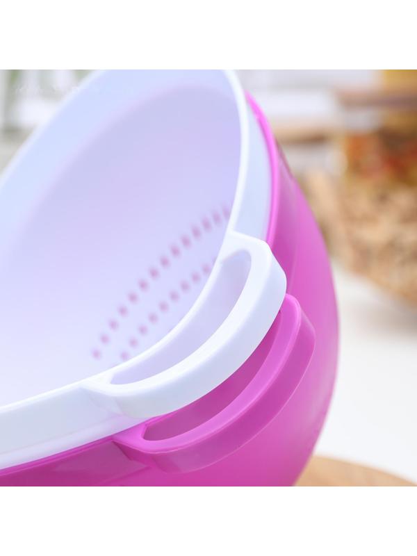 Дуршлаг кухонный «Сердце», d=20 см, с ручками, цвет МИКС