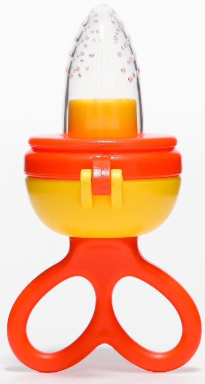 Изделие для прикорма с силиконовой сеточкой, вращающийся поршень, цвет оранжевый