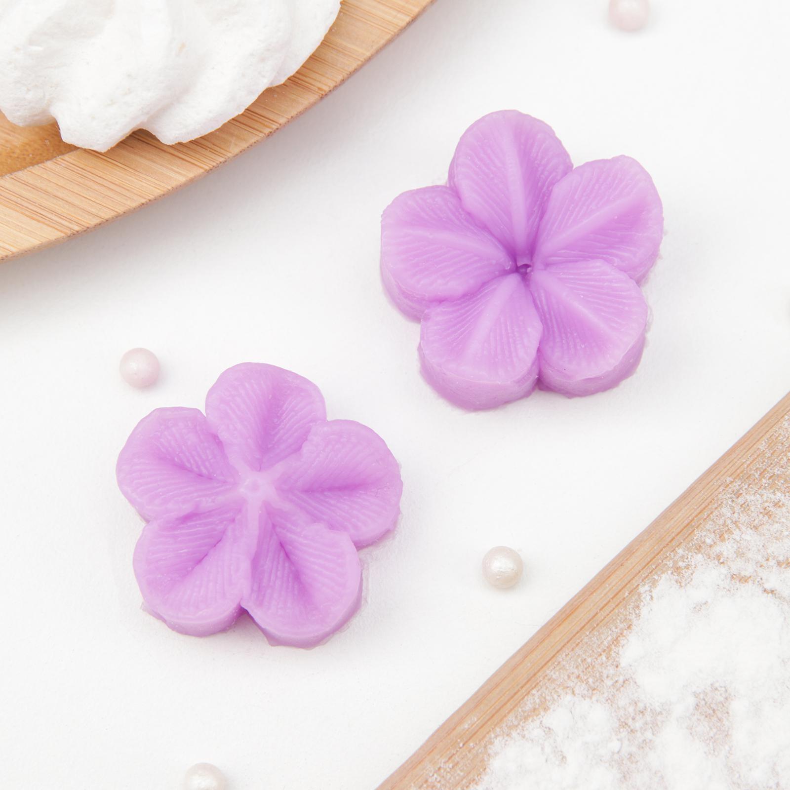 Молд «Цветок», 2 части, 4×2,9 см, цвет МИКС