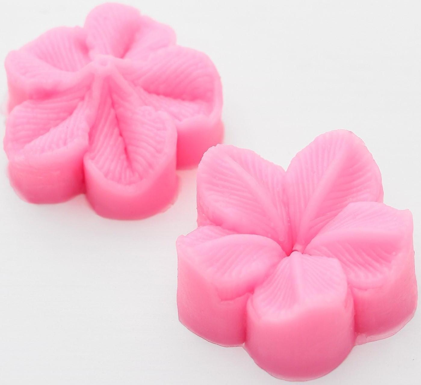 Молд «Цветок», 2 части, 4×2,9 см, цвет МИКС