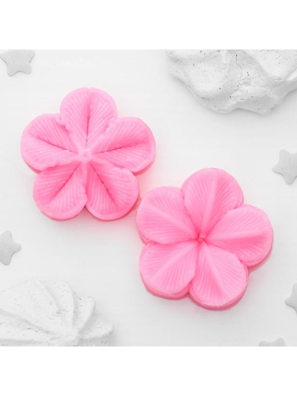 Молд «Цветок», 2 части, 4×2,9 см, цвет МИКС