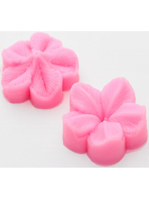 Молд «Цветок», 2 части, 4×2,9 см, цвет МИКС