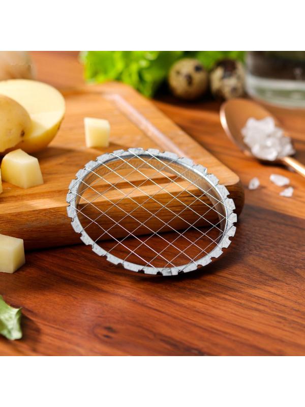 Овощерезка для салатов, d-8.5, ячейка 7х7 мм, нержавеющая сталь