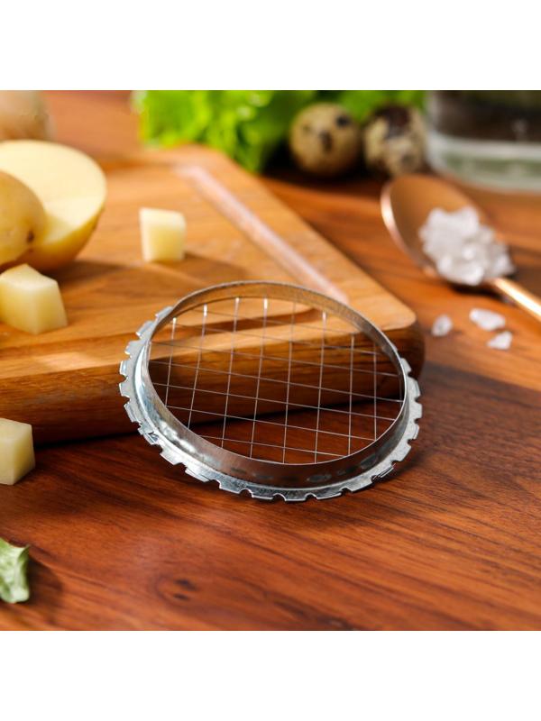 Овощерезка для салатов, d-8.5, ячейка 7х7 мм, нержавеющая сталь