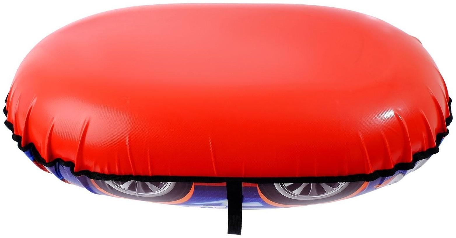 Тюбинг-ватрушка «Машинка», размер чехла 118 х 82 см, тент/тент, цвета микс