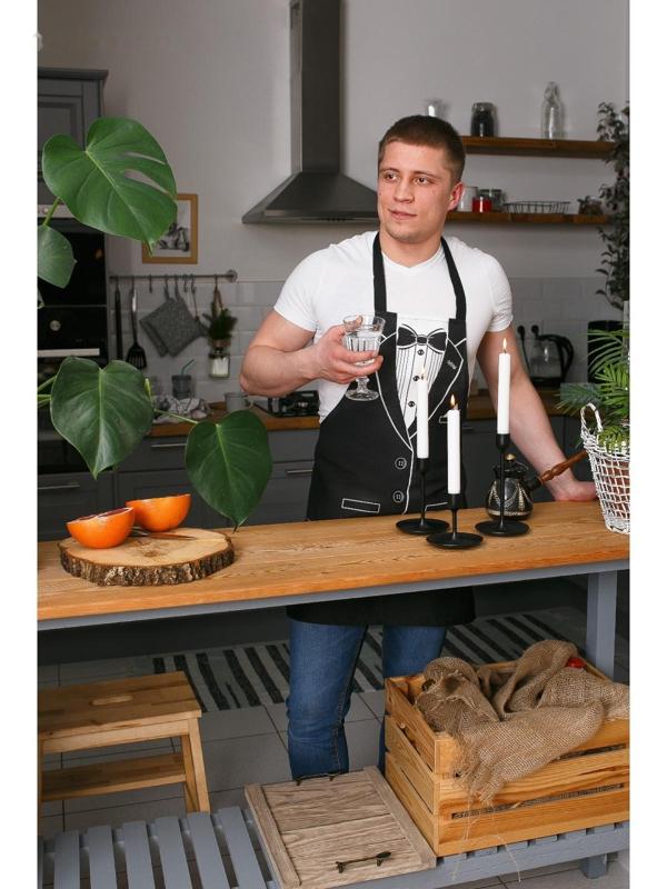 Фартук Доляна «Джентльмен», 60 × 70 см, хлопок 100 %, рогожка