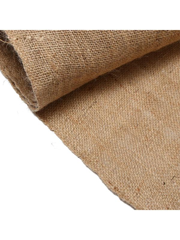 Джут натуральный, 10 × 1,06 м, плотность 315 г/м², плетение 46/54