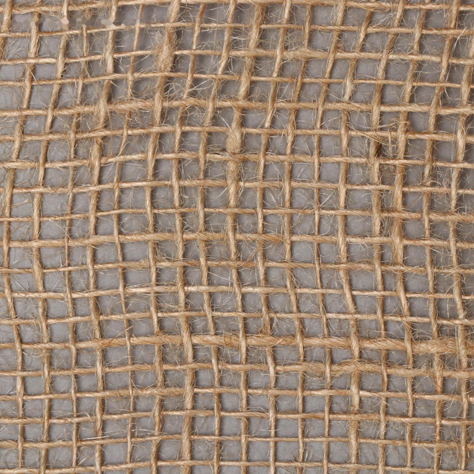 Лента из джутового полотна, 5 × 0,15 м, плотность 190 г/м², плетение 34/24