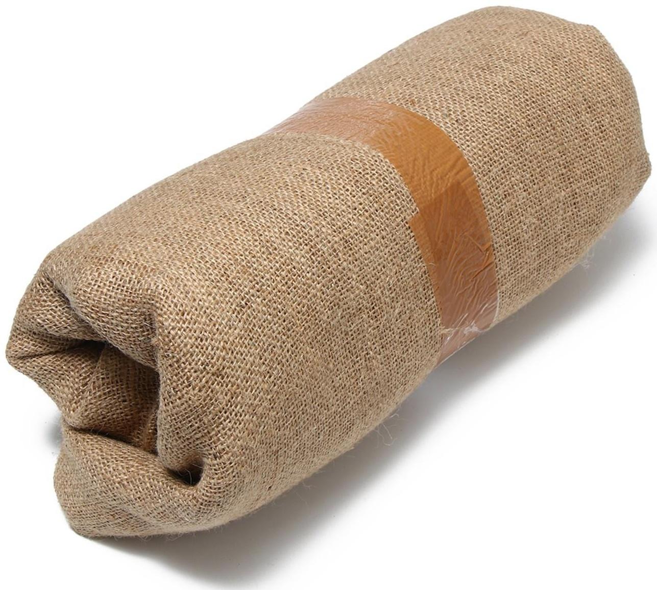 Джут натуральный, 5 × 1,1 м, плотность 260 г/м², плетение 46/40