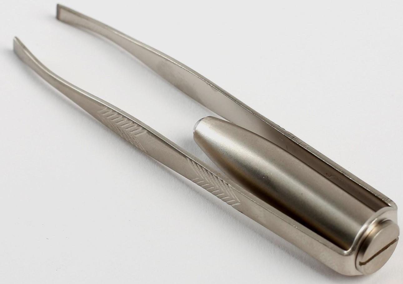 Пинцет Luazon LP-02, косметический, подсветка, батарейки в комплекте