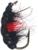 Мушка Gammarus Amphipod, Black & Red 3.0025-12