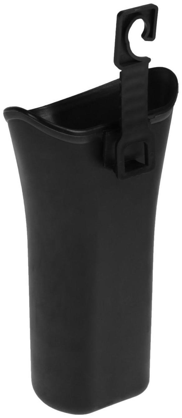 Контейнер под мусор в салон автомобиля, черный