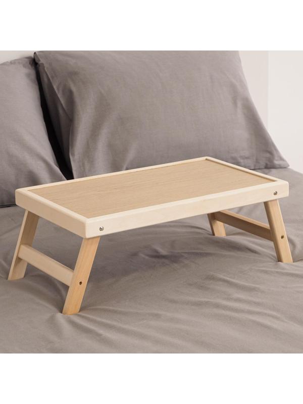 Столик для завтрака складной, 50×30см, цвет орех сонома