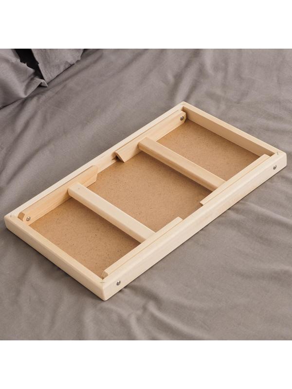 Столик для завтрака складной, 50×30см, цвет орех сонома