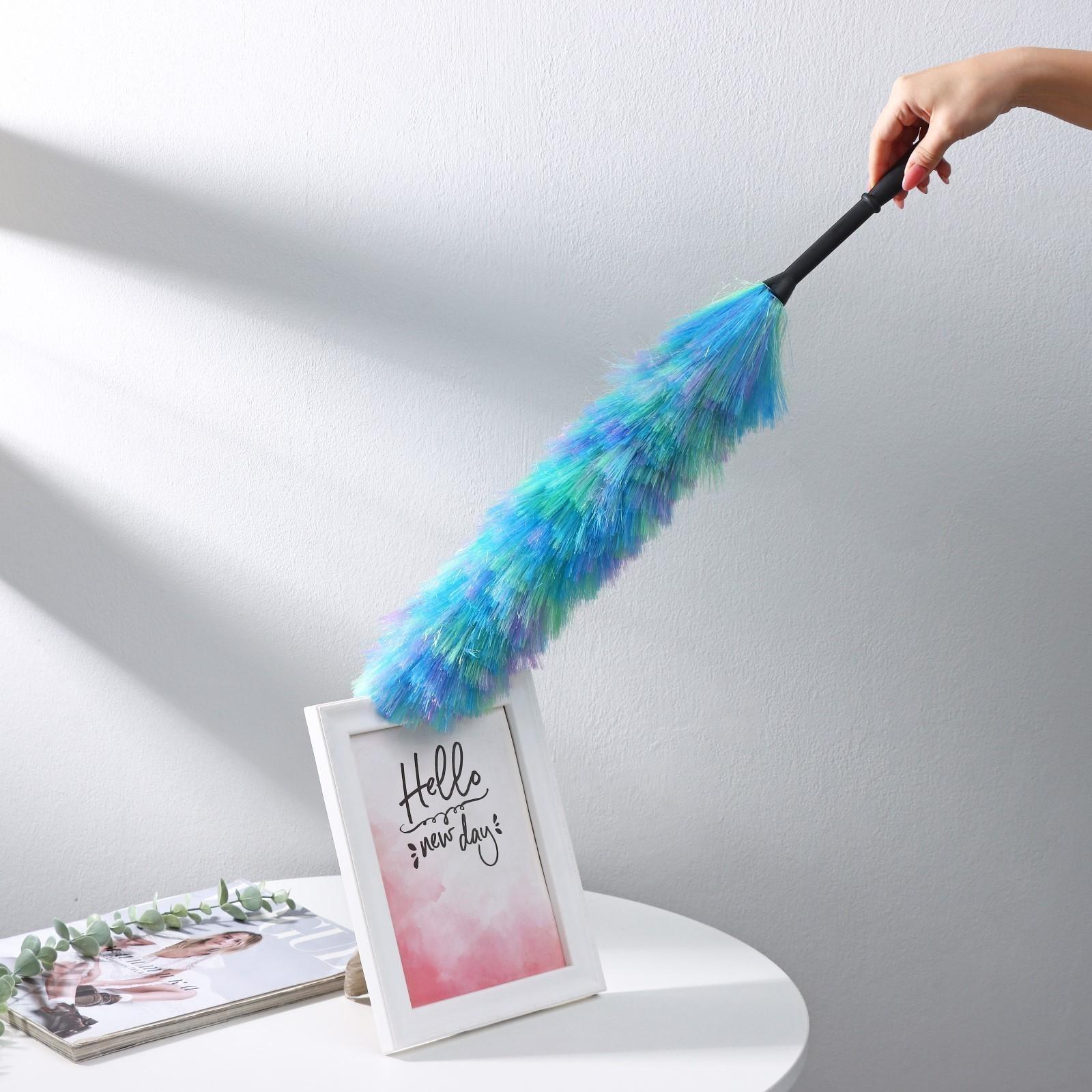 Щетка для удаления пыли Доляна «Павлин», 59 см, насадка 40,5 см, 40 гр