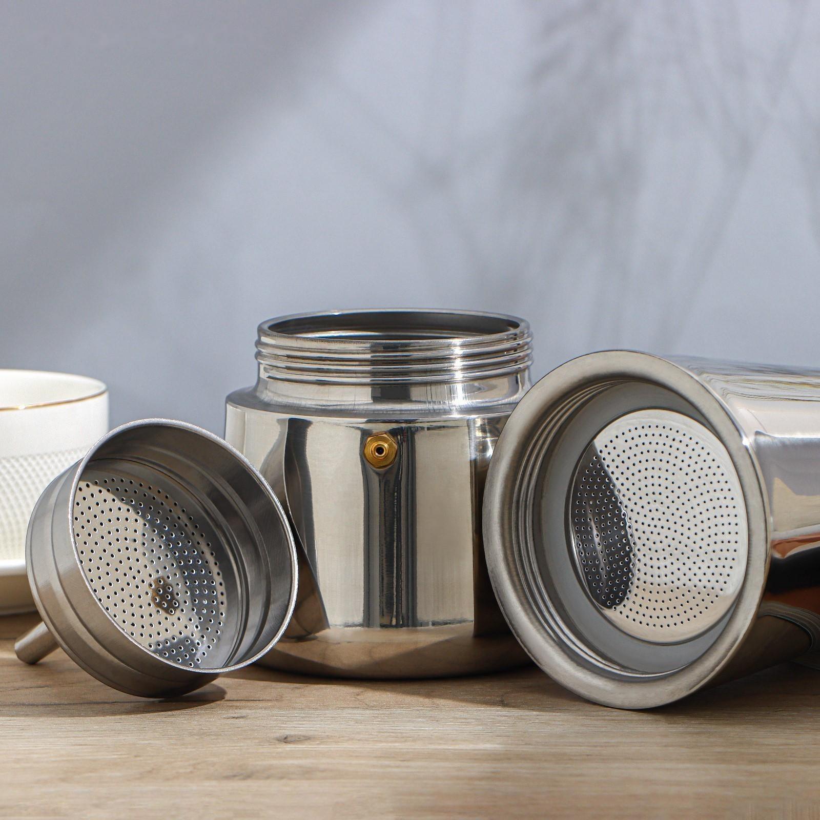 Кофеварка гейзерная Доляна «Стиль», на 9 чашек, 450 мл